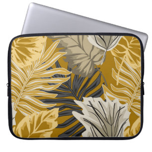 Palm leaves, Tropical, Botanical, Dschungel, Fores Laptopschutzhülle