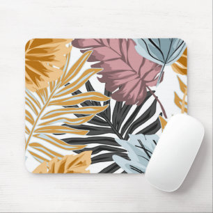 Palm leaves, Tropical, Botanical, Dschungel, Fores Mousepad