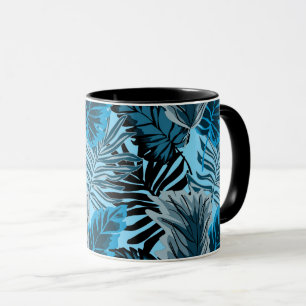 Palm leaves, Tropical, Botanical, Dschungel, Fores Tasse