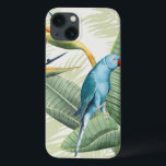 Palm Leaves With Blue Bird Case-Mate iPhone Hülle<br><div class="desc">Palm Leaves With Blue Bird Artist: Grace Popp</div>