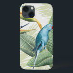 Palm Leaves With Blue Bird Case-Mate iPhone Hülle<br><div class="desc">Palm Leaves With Blue Bird Artist: Grace Popp</div>