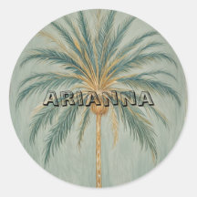 Palm Majestät: Single Palm Tree Design