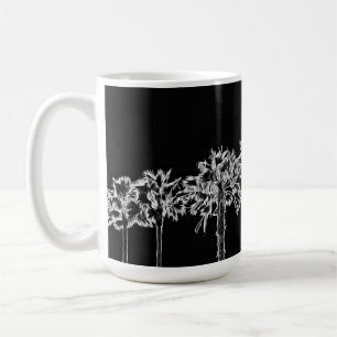 Palm noir Art Palm Springs Coupe Mug