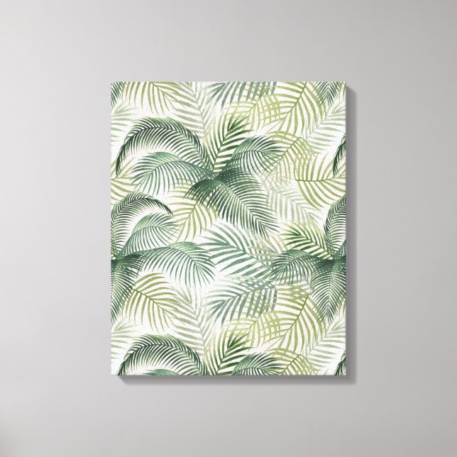 Palm Print Leinwand Art (Vorderseite)