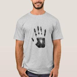 Palm Print Retro Design T-Shirt