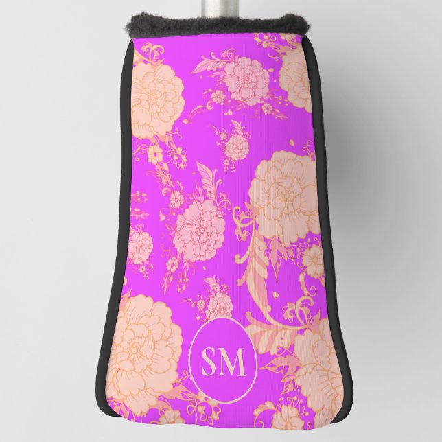 Palm Royale Floral Golf Headcover (Rotieren 90)
