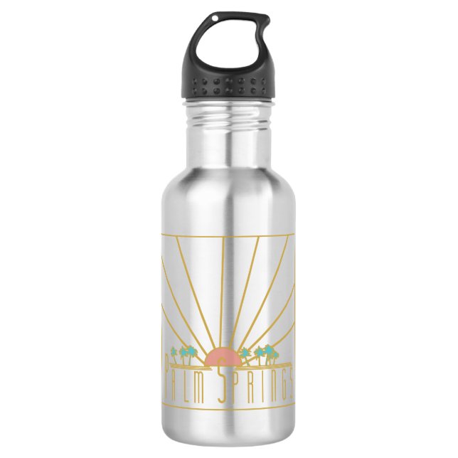 Palm Springs Bachelorette/Wedding Can Cooler Edelstahlflasche (Vorderseite)