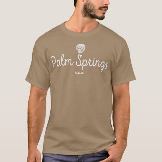 Palm Springs California Ferris Wheel Palm Trees T-Shirt