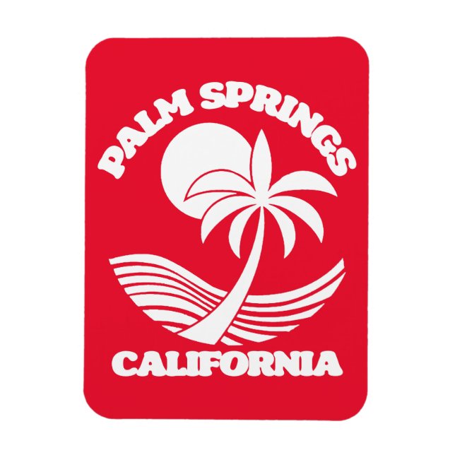 Palm Springs California Magnet (Vertikal)