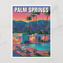 Palm Springs California Postkarte