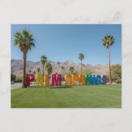 Palm springs california postkarte
