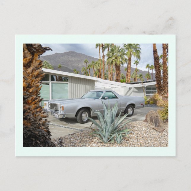 Palm Springs California Vintag Postkarte (Vorderseite)