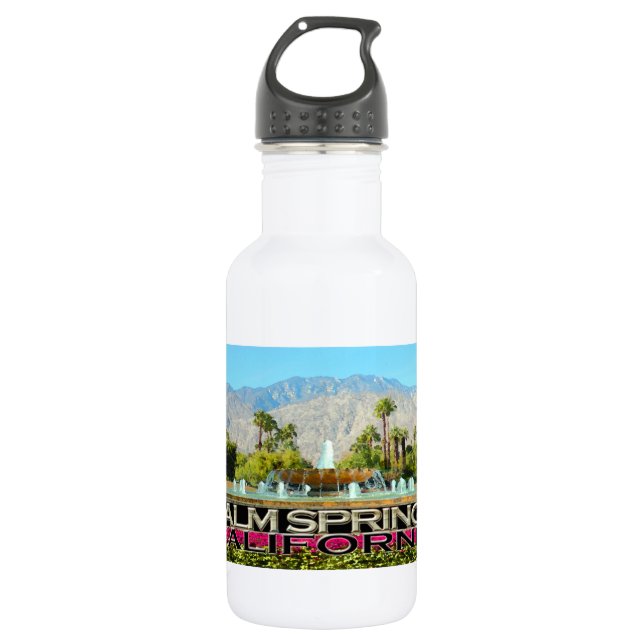 Palm Springs Edelstahlflasche (Vorderseite)