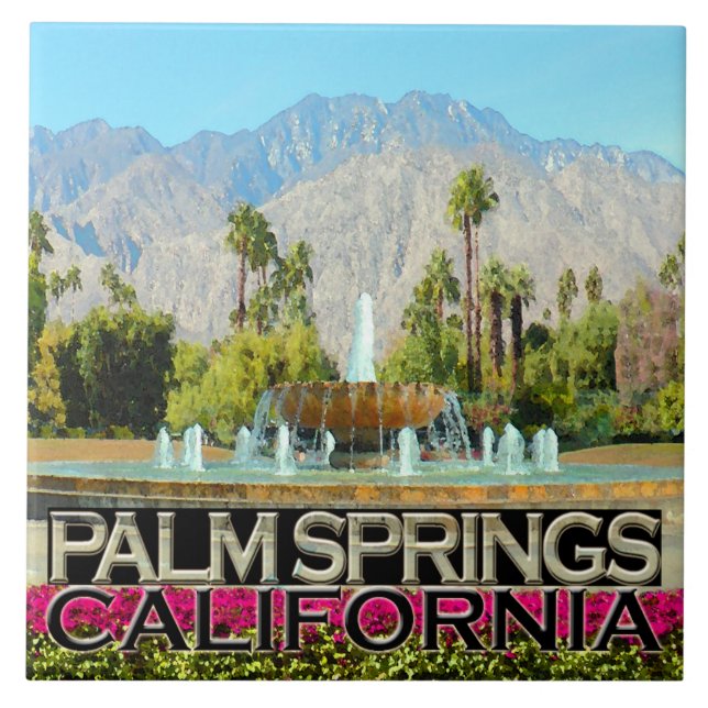 Palm Springs Fliese (Vorderseite)