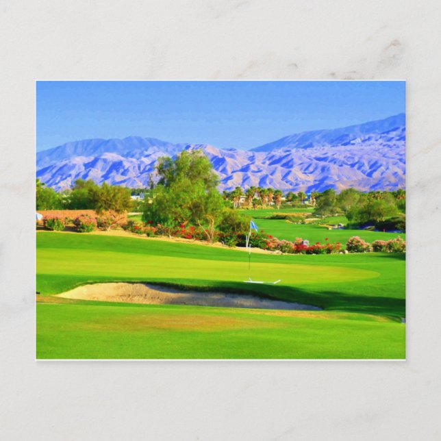 Palm Springs Golf.JPG Postkarte (Vorderseite)