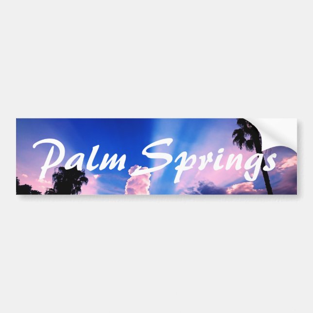 Palm Springs-Himmel Autoaufkleber (Vorne)