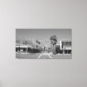Palm Springs-im Norden Entwurfs-Bezirk 45" x 24" Leinwanddruck