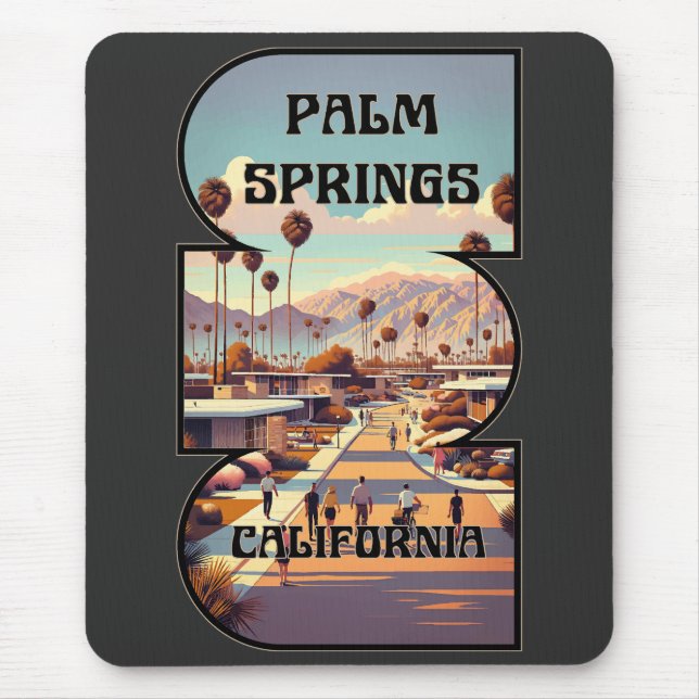 Palm Springs, Kalifornien Mousepad (Vorne)