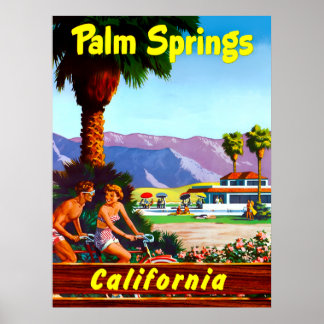 Palm Springs, Kalifornien Poster