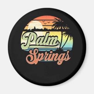 Palm Springs Kalifornien Strandurlaub Sonnenunterg Magnet