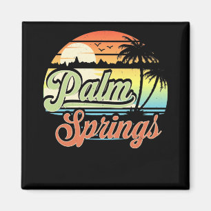 Palm Springs Kalifornien Strandurlaub Sonnenunterg Magnet