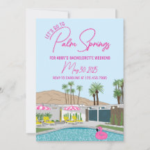 Palm Springs Mid-Century Mod Einladungsvorlage