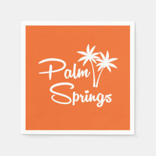 Palm Springs-Mitte- des Jahrhundertsmoderne Serviette