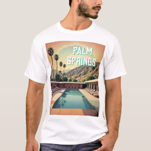 "Palm Springs Pool T - Shirt - Palm Tree Vibes"