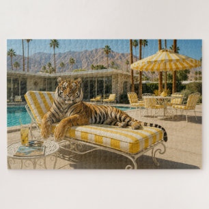 Palm Springs Pool Tiger