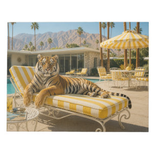 Palm Springs Poolseitiger Tiger Notizblock