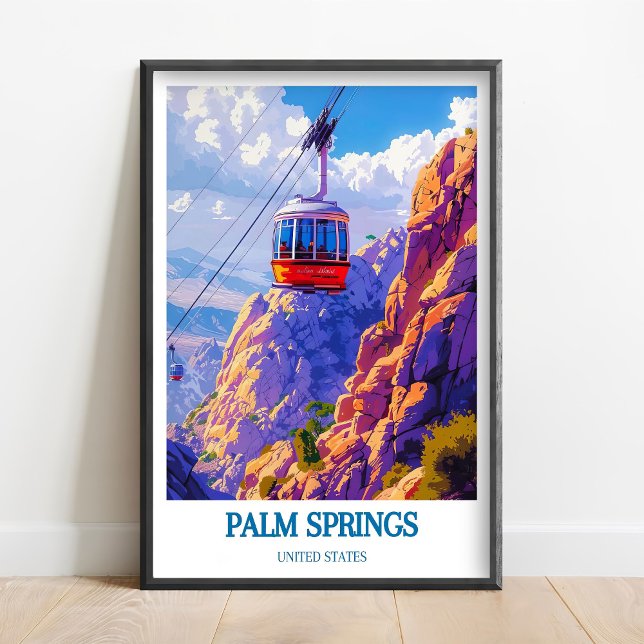 Palm Springs Print - Palm Springs Aerial Tramway  Poster (Von Creator hochgeladen)
