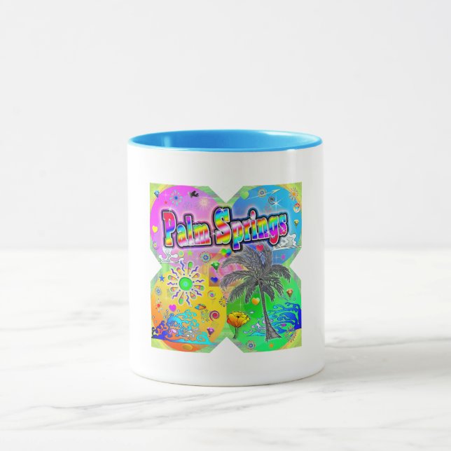 Palm Springs Quadro Seasons Tasse (Zentrum)