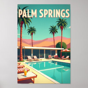 Palm Springs – Retro-Paradies Poster