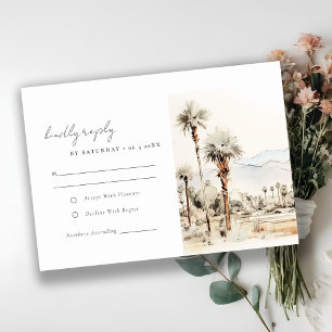 Palm Springs RSVP Karte
