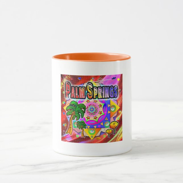Palm Springs Tropical Friends Tasse (Zentrum)