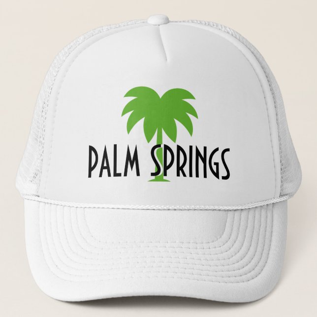 Palm Springs Truckhut Truckerkappe (Vorderseite)