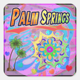 Palm Springs True Progress Aufkleber