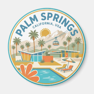 Palm Springs USA Magnet