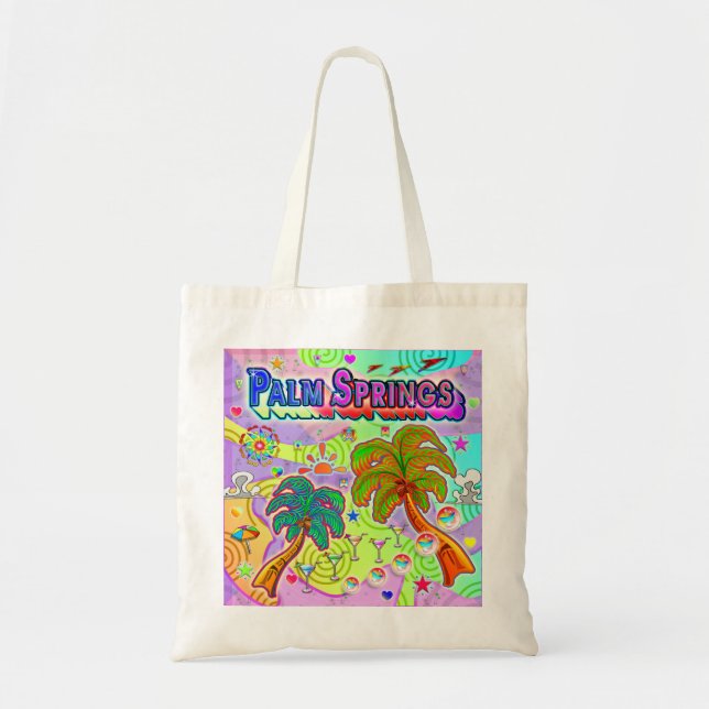 Palm Springs Vacation Target Tote Bag Tragetasche (Vorne)