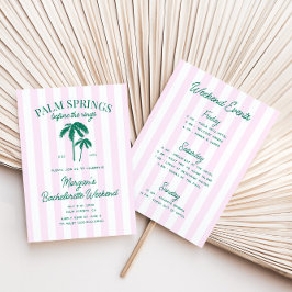 Palm Springs vor dem Rings Bachelorette Einladung