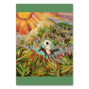 Palm Sunday Praetkarte Tischnummer