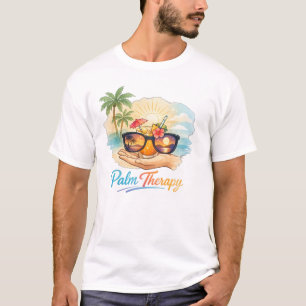 Palm Therapie – Tropische Vibes Basic T-Shirt
