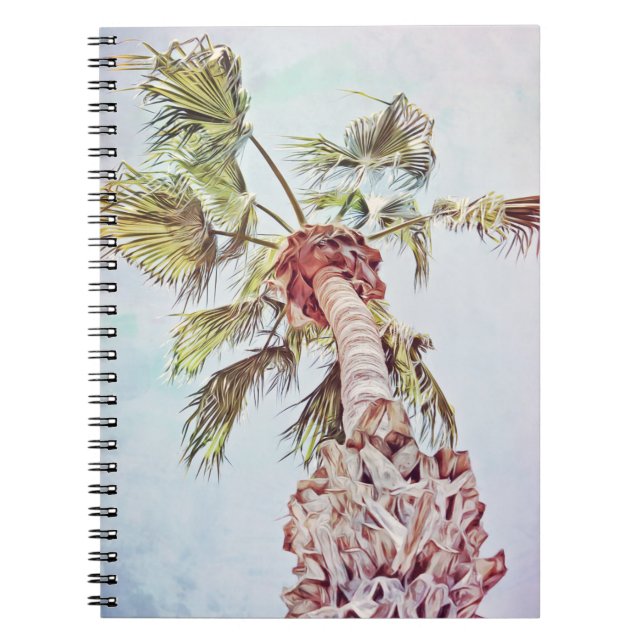 Palm Tree Art Journal Notizblock (Vorderseite)