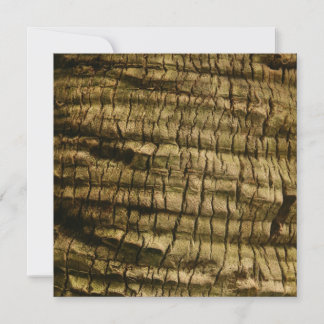 Palm Tree Bark Einladung