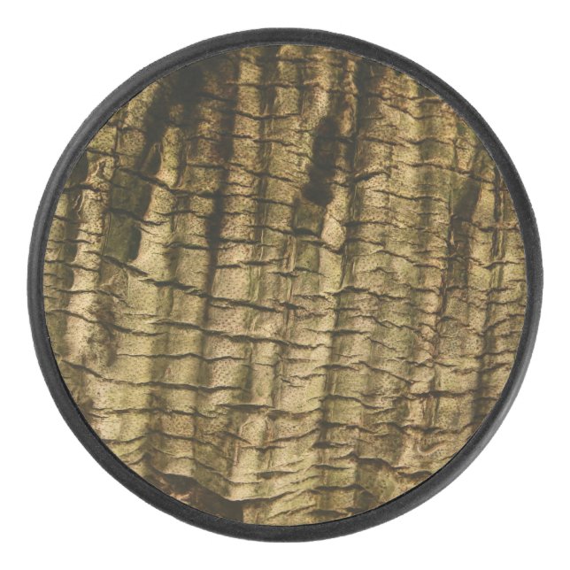 Palm Tree Bark Eishockey Puck (Vorderseite)