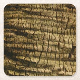 Palm Tree Bark Rechteckiger Pappuntersetzer