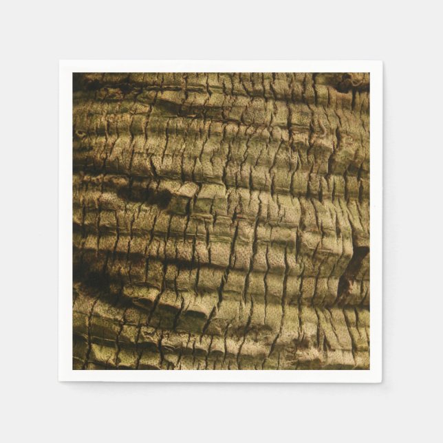 Palm Tree Bark Serviette (Vorderseite)