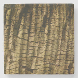 Palm Tree Bark Steinuntersetzer