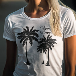Palm Tree Beach Lover Tropical T-Shirt