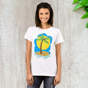 Palm Tree Beach T-Shirt